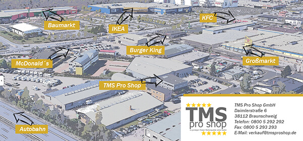 TMS Pro Shop Google Karte